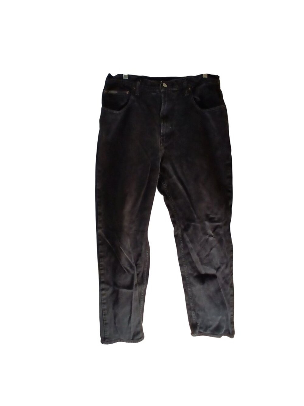 Ck Calvin Klein Jeans Mens Size 34 x 31 Black Broke In Look Feel #T-10